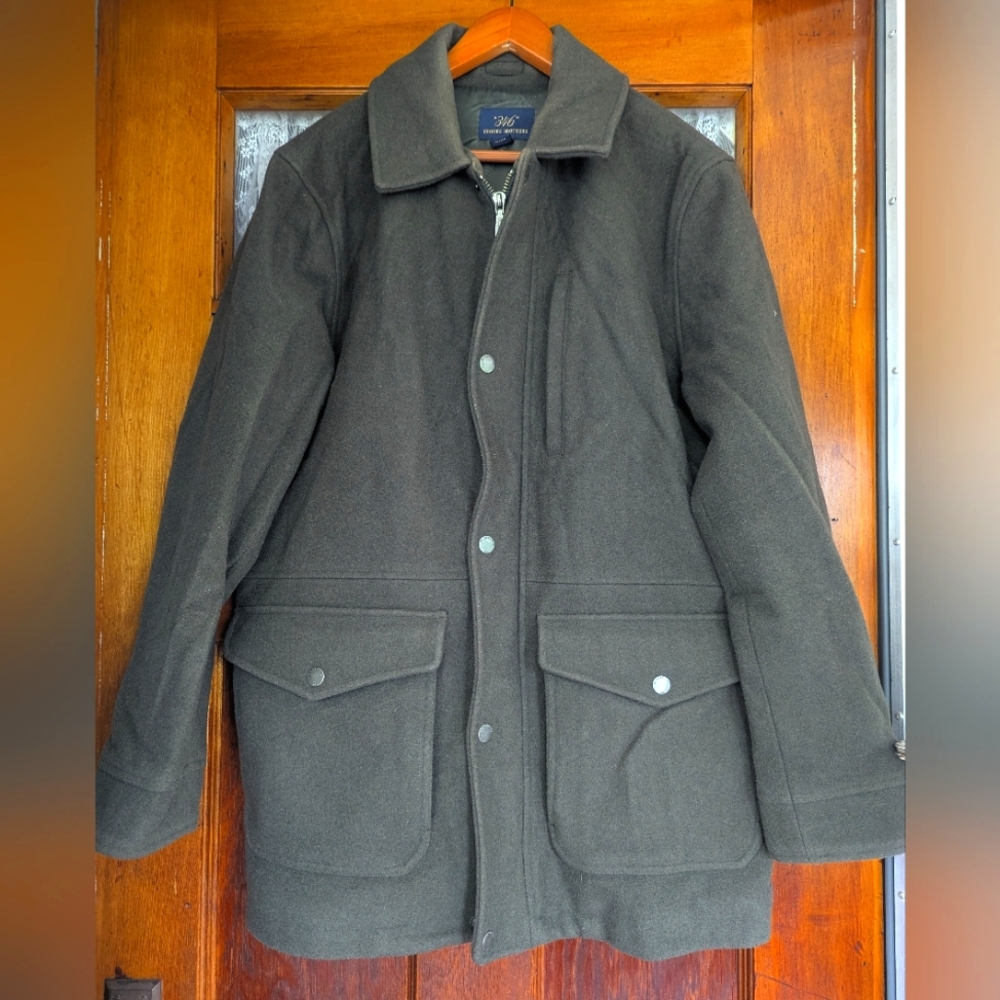Brooks Brothers 346 Military Green Field Jacket with Utility Style